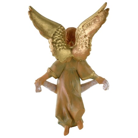 Ángel Gloria lux serie 10 cm en pvc Mundo Pesebres