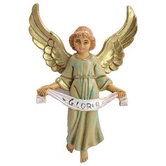 Angelo Gloria lux serie 12 cm in pvc Mondo Presepi 2