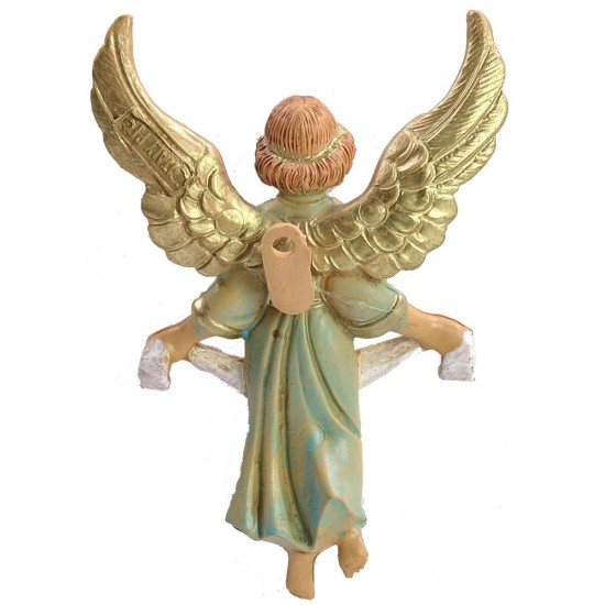 Ángel Gloria luz serie 12 cm en PVC Mondo Presepi