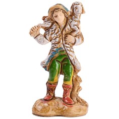 Shepherd with sheep on his shoulder 3.5 cm