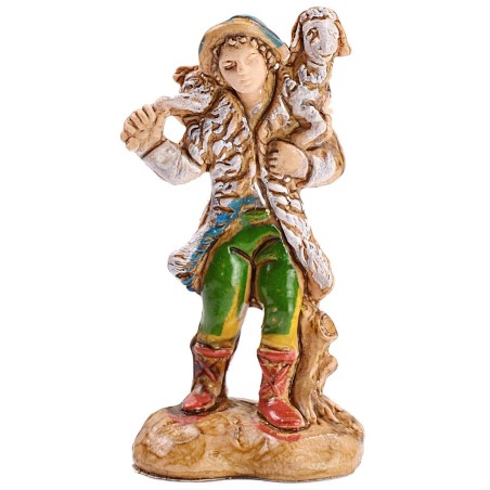 Shepherd with sheep on his shoulder 3.5 cm