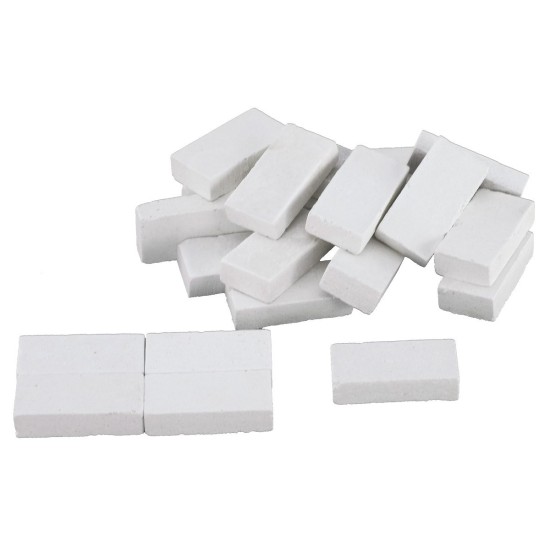 Ladrillos blancos efecto granito mm 40x20x9 bolsa de:
