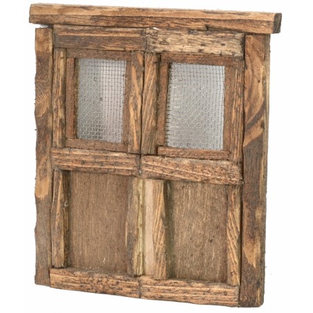 Two-leaf wooden door for statues cm 10 h