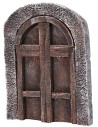 Puerta arqueada de madera para estatuas de 6-8 cm de altura.