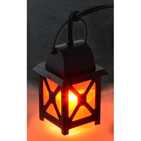 3.5v red medium lantern. cm 2x2x3.5-4.5 nativity scene