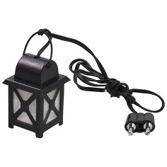 3.5v white medium lantern. cm 2x2x3.5-4.5 nativity scene