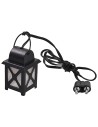3.5v white medium lantern. cm 2x2x3.5-4.5 nativity scene