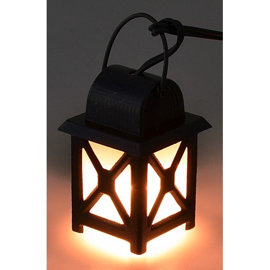 3.5v white medium lantern. cm 2x2x3.5-4.5 nativity scene
