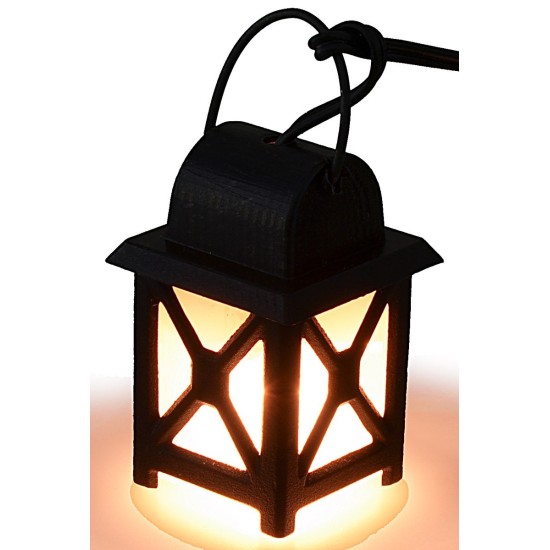 3.5v white medium lantern. cm 2x2x3.5-4.5 nativity scene