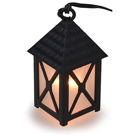 Large white lantern 3.5v. cm 2,5x2,5x5 crib