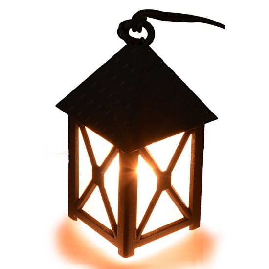 Large white lantern 3.5v. cm 2,5x2,5x5 crib