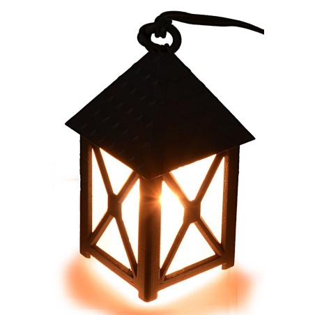 Large white lantern 3.5v. cm 2,5x2,5x5 crib