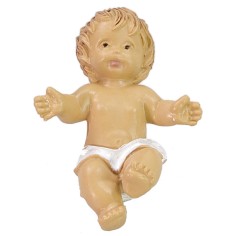 Bambino Gesù 3,5 cm in pvc lux Mondo Presepi 2