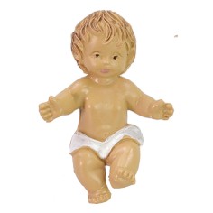 Bambino Gesù 3,5 cm in pvc lux Mondo Presepi