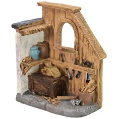 Bottega in resina del falegname cm 8,7x4,5x10,5 h. 2