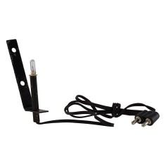 Metal torch with white light 3.5v cm 4 nativity scene