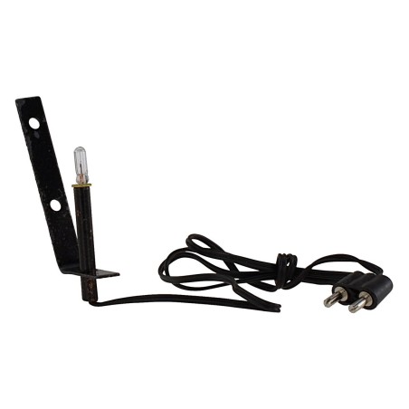 Metal torch with white light 3.5v cm 4 nativity scene