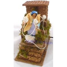 Filatrice in movimento Mondo Presepi