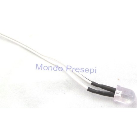LED de 12v de 10 mm con cable disponible en los colores: Mondo Presepi.