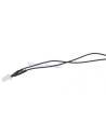 Led 5mm 12v. cablato, luce diffusa classica - calda