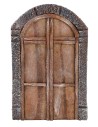 Double door with wooden arch for statues 12-14 cm h