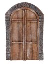 Double door with wooden arch for statues 12-14 cm h