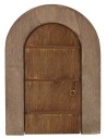 Puerta de madera con marco para estatuas de 10 cm de altura