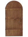 Puerta de madera con marco para estatuas de 10 cm de altura