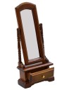 Espejo con cajón de 6x2,5x14,5 cm de altura para Belén Mundo