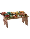 Greengrocer's stand 21x11.5x10.5 h cm for Nativity scene