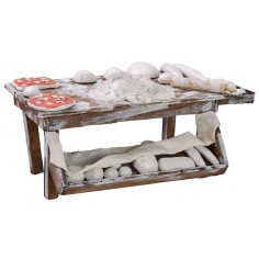 Banco del panettiere cm 22x12x10 h per Presepe Mondo Presepi
