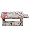 Banco del panettiere cm 22x12x10 h per Presepe Mondo Presepi