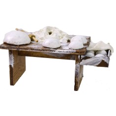 Banco per impastatrice cm 10,5x6x5,5 h per Presepe 2