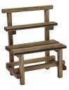 Bancarella in legno cm 11x7x13 per Presepe