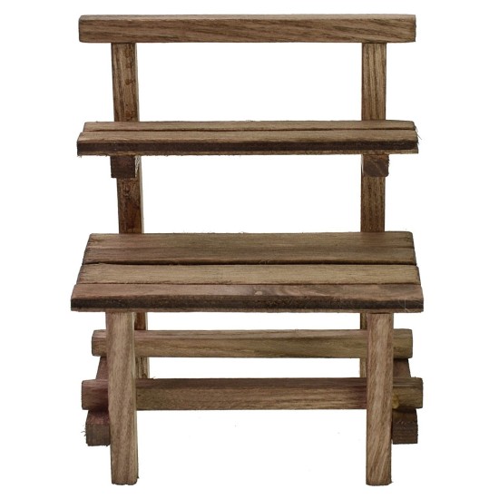 Wooden stall 11x7x14 cm for Nativity scene