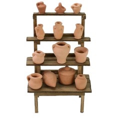 Puesto de venta de ánforas de 10x5,5x15 cm de altura para Belén 2