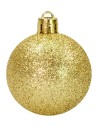Juego de 24 bolas doradas brillantes de ø 4 cm para árbol de