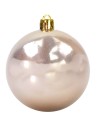 Juego de 24 bolas rosa melocotón de ø 6-7 cm para árbol de