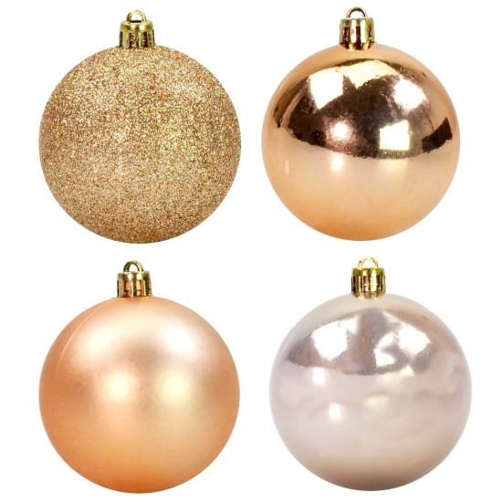 Sep 24 pink balls fished ø 6-7 cm per Christmas tree for