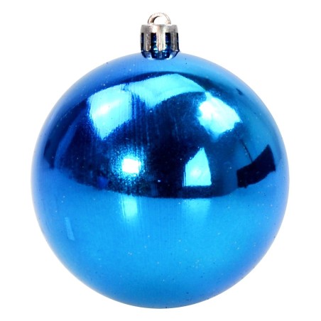 Set 6 palline blu ø 10 cm per albero di Natale Mondo Presepi