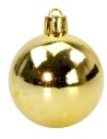 Juego de 4 bolas doradas ø 5 cm para árbol de Navidad