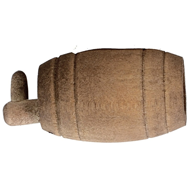 Wooden barrel with tap cm 4,1X2 ø