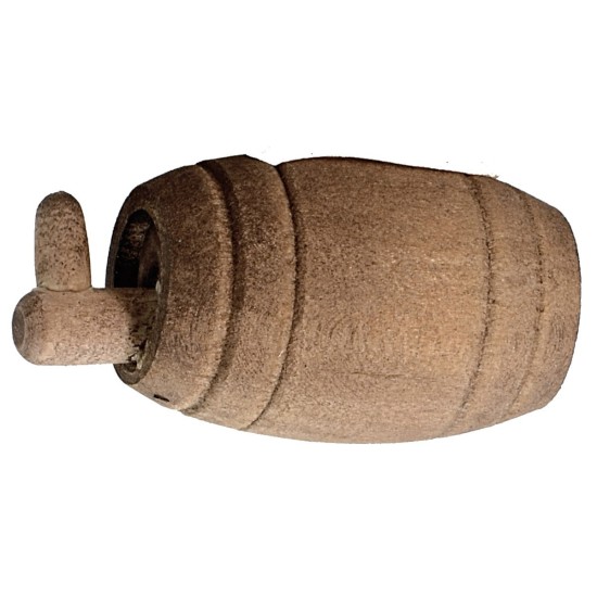 Botte in legno con rubinetto cm 4,1X2 ø Mondo Presepi