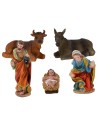 Conjunto de Natividad para belén, 5 personajes en resina, serie