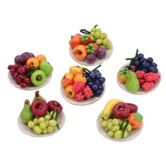 Assorted fruit plate ø 2 cm