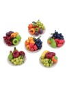 Plato de frutas surtidas ø 2 cm Mundo Pesebres