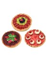 Conjunto de 3 pasteles surtidos ø 2 cm Mundo Pesebres
