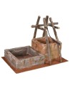 Well for Presepe with drinking mill cm 38x26, 5x30, 5 h for
