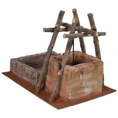 Pozo para Belén con abrevadero de 38x26,5x30,5 cm de altura 2