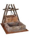 Well for Presepe with drinking mill cm 38x26, 5x30, 5 h for